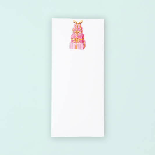 Pink Presents List Pad