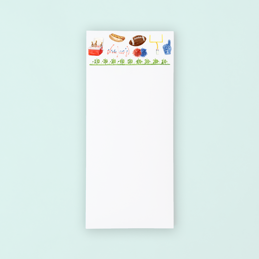 Football Collage Lists Pad