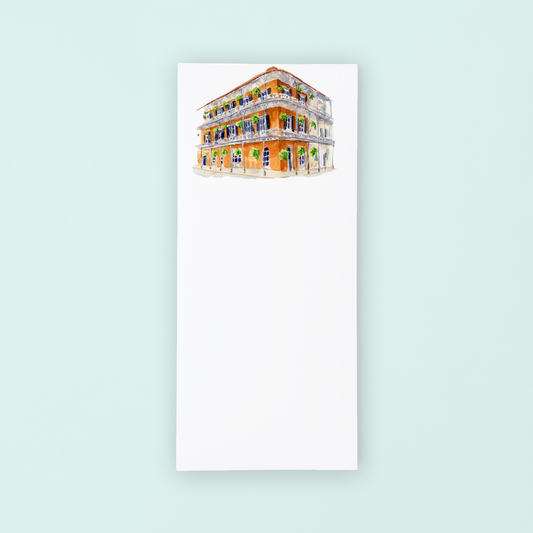 French Quarter Balcony Lists Pad