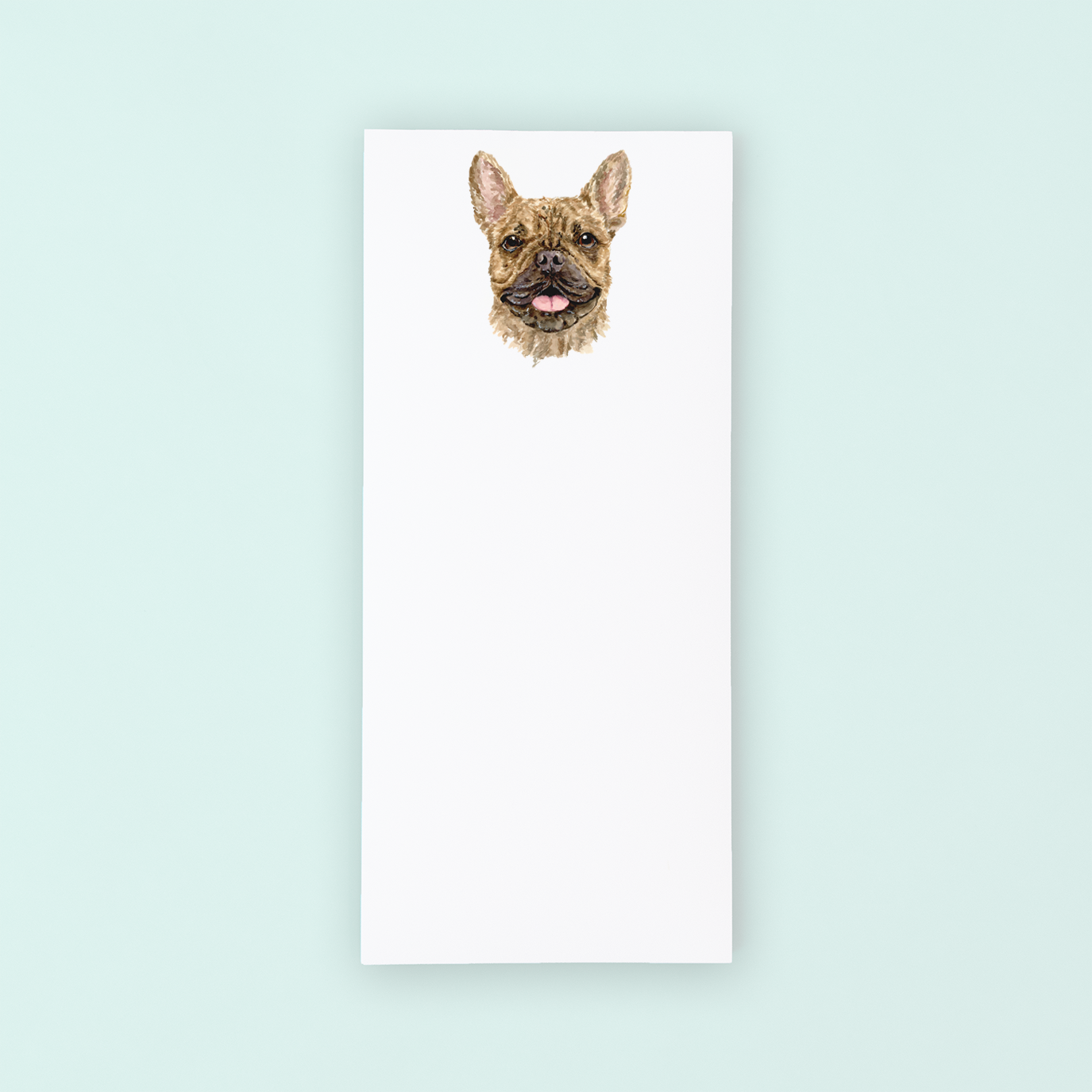 Brown French Bulldog Portrait Listpad
