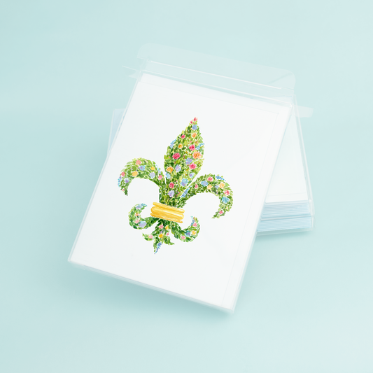 Floral Fleur De Lis