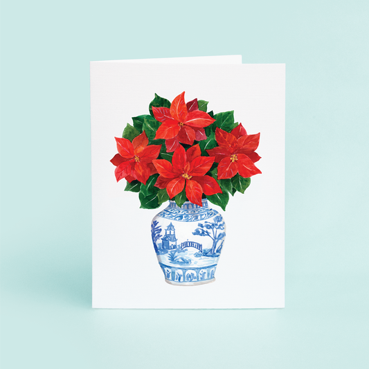 Chinoiserie Poinsettias