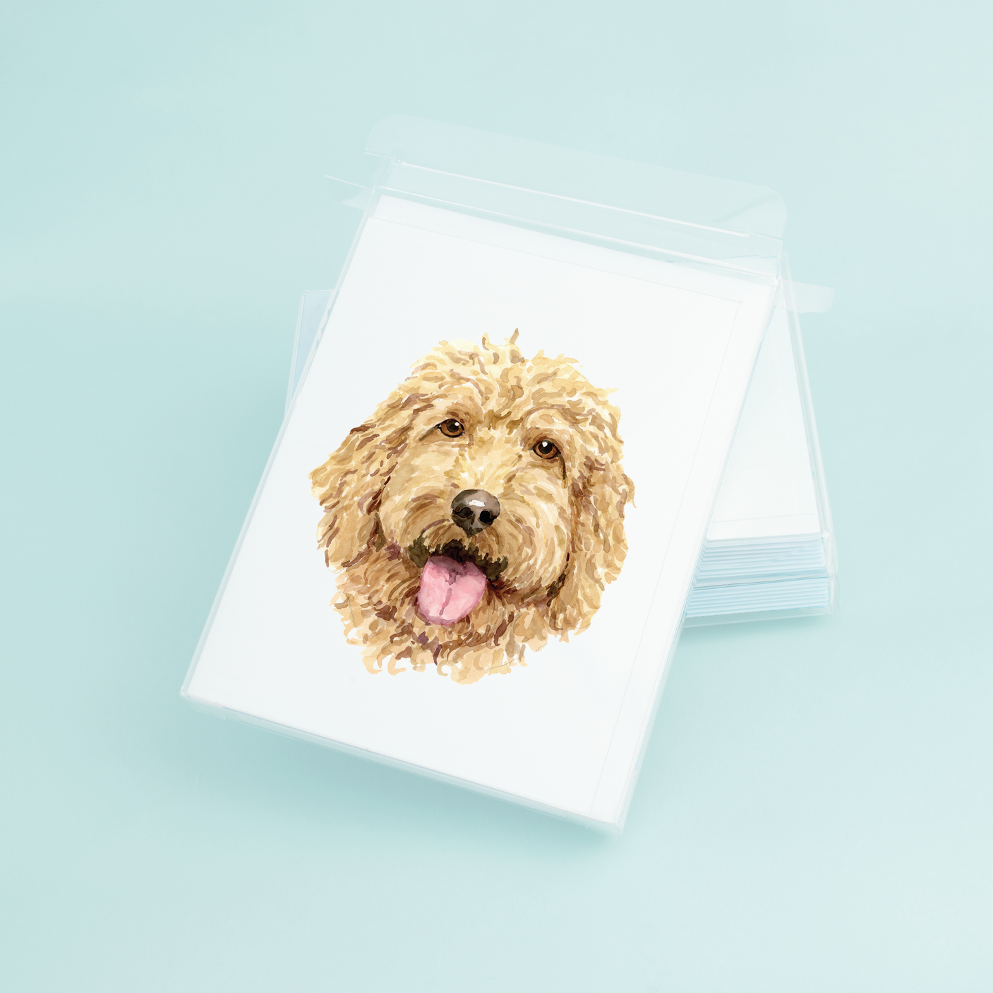 Golden Doodle Portrait