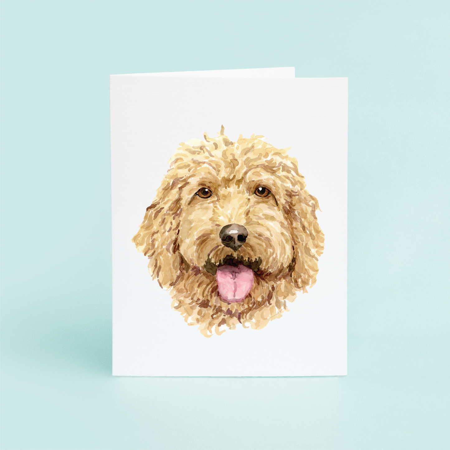 Golden Doodle Portrait