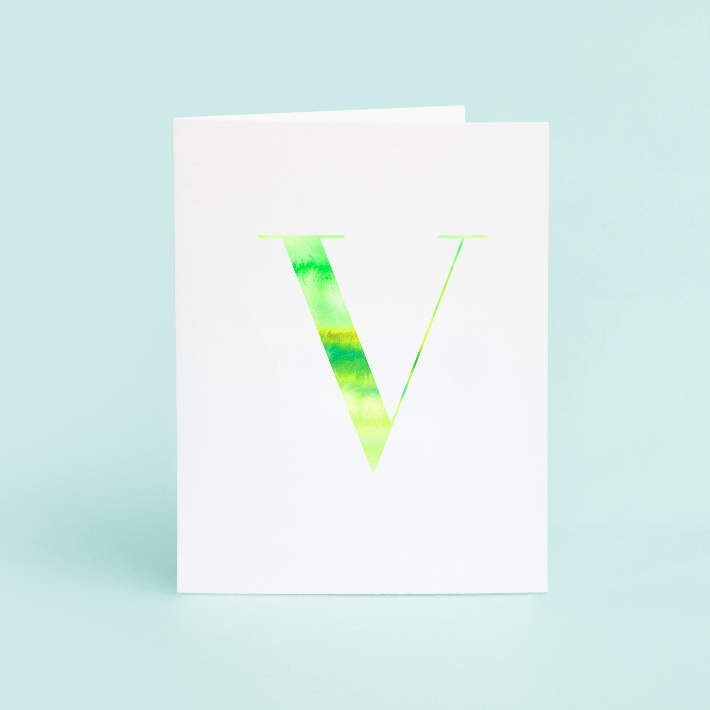 V Folded Card – A Little Happy