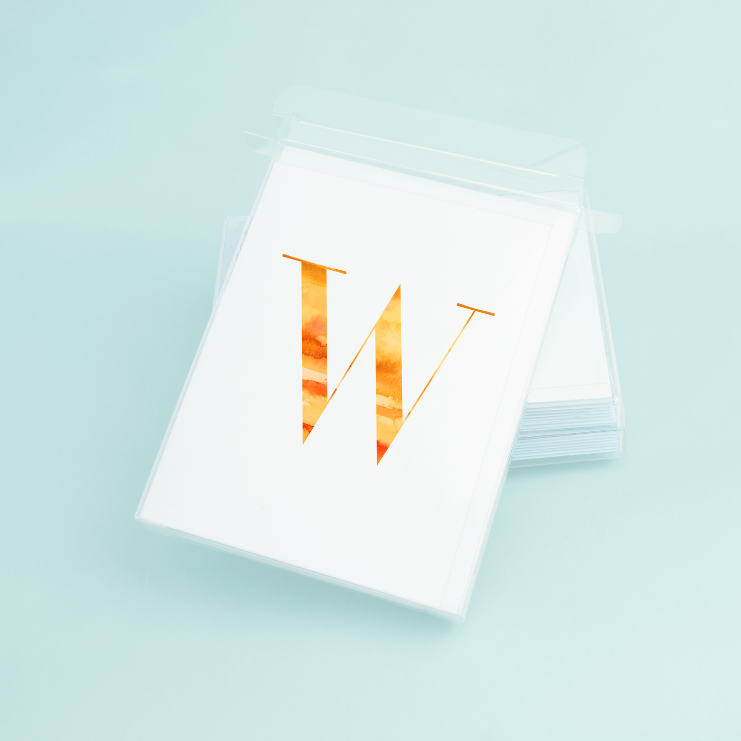W Folded Card