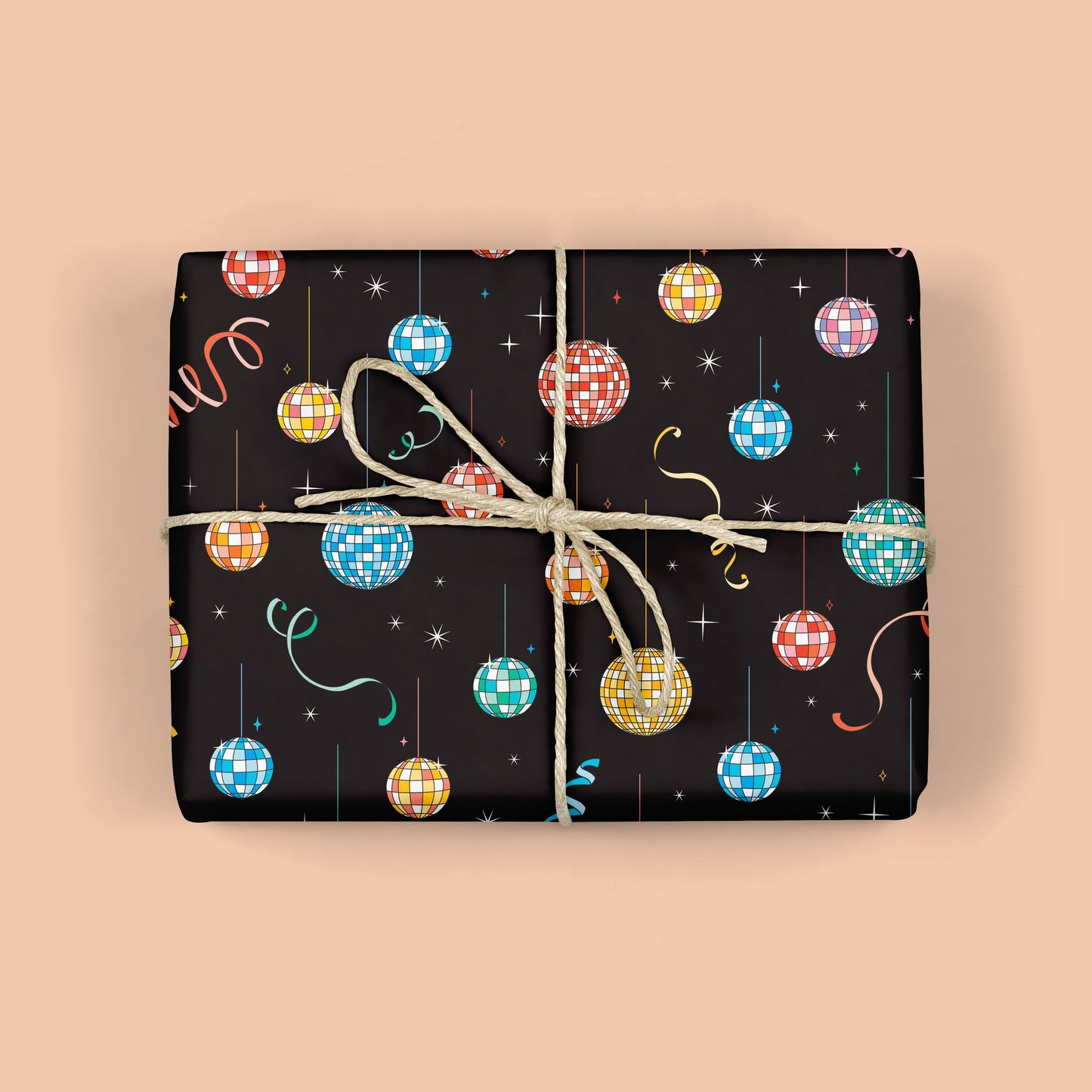 Disco Party Gift Wrap Sheets
