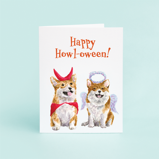 Happy Howl-oween Corgis