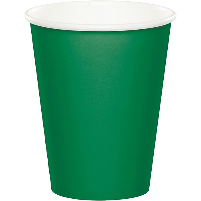 Emerald Green 9 oz Hot And  Cold Paper Cups