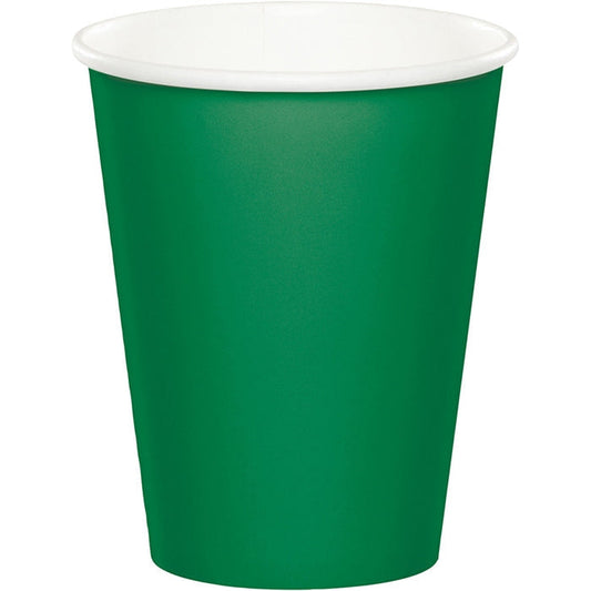 Emerald Green 9 oz Hot And  Cold Paper Cups