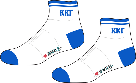 Kappa Kappa Gamma Quarter Socks