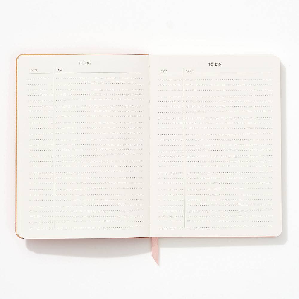 Light Pink Suede Journal