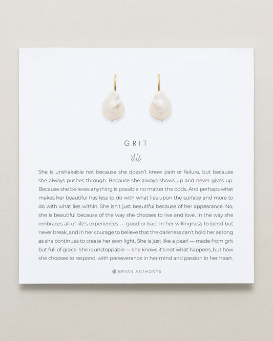 Grit Drop Earrings