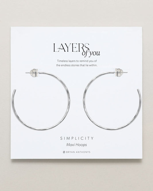 Simplicity Maxi Hoop Earrings