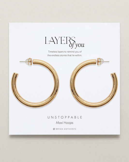 Unstoppable Maxi Hoop Earrings