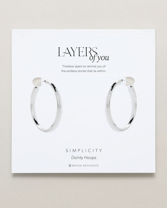 Simplicity Dainty Hoop Earrings