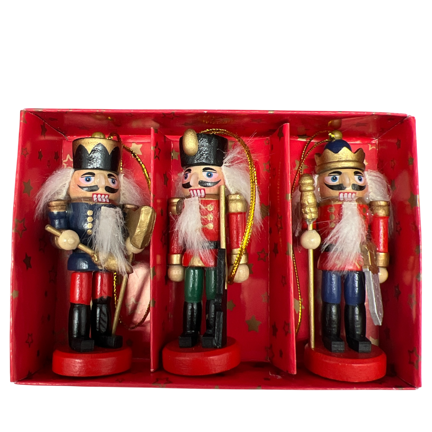 Nutcracker Ornament Set Of 3