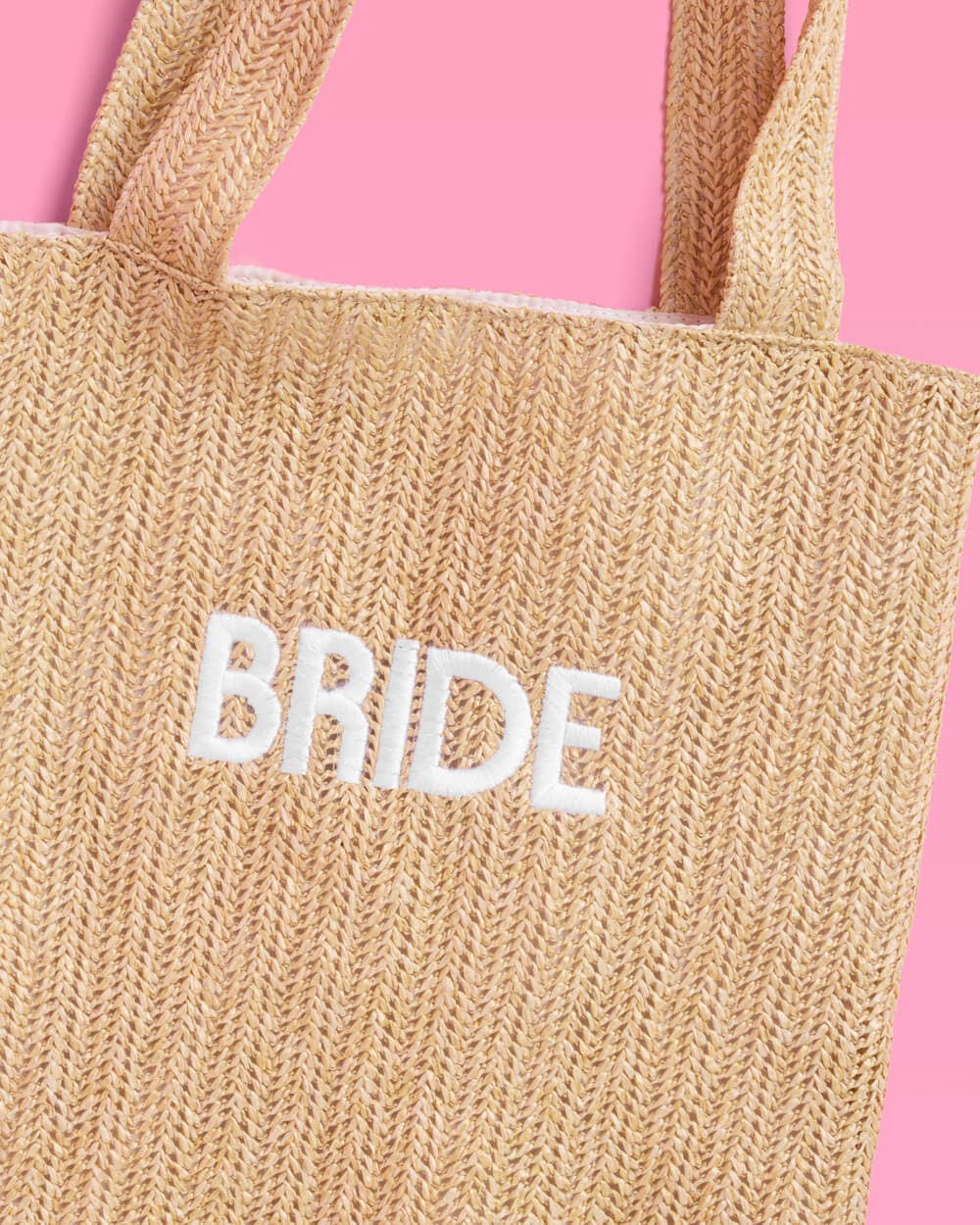 Bride Embroidered Beach Tote