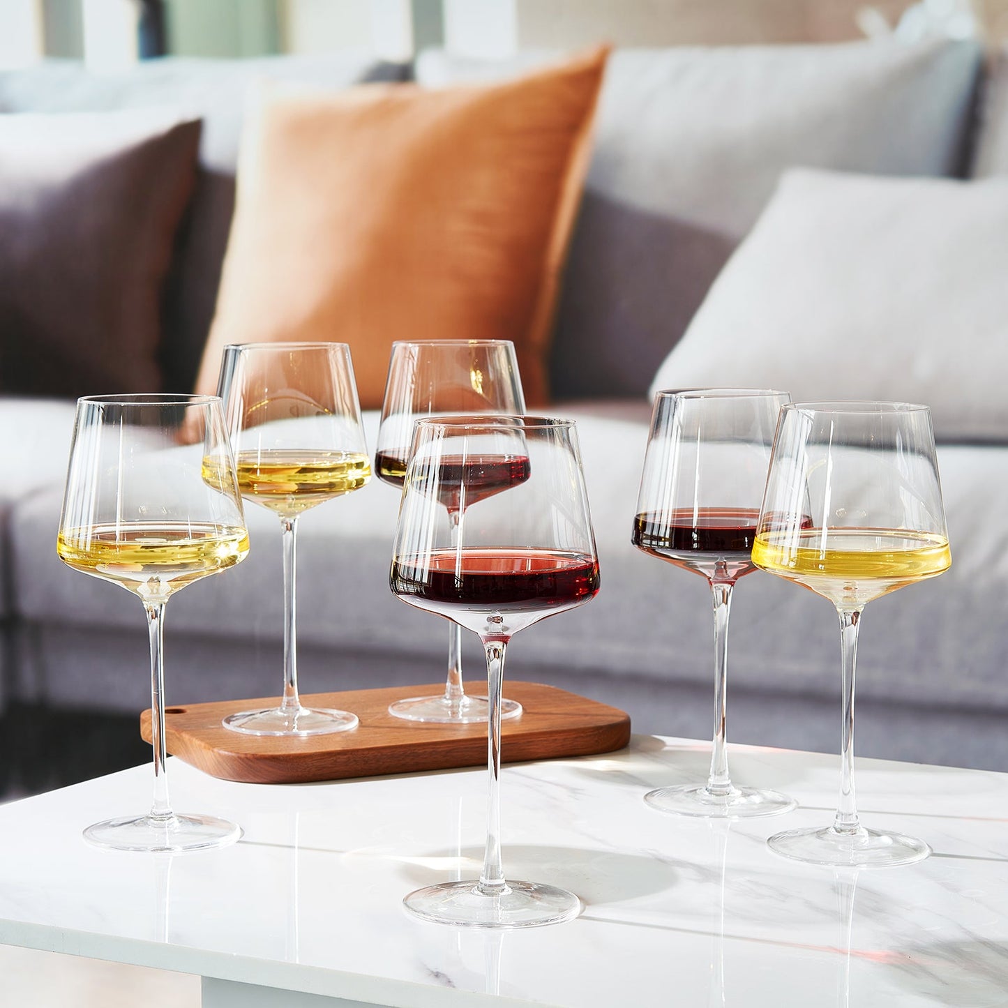 Classica Stemmed Wine Glassware, Set of 6