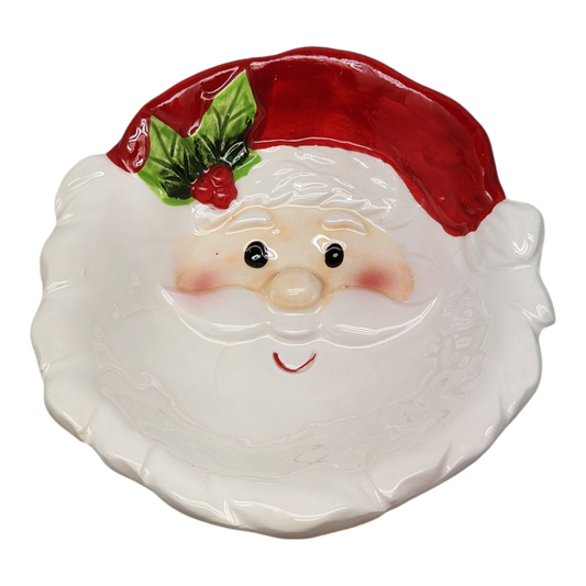 Ceramic Christmas Candy Plate -