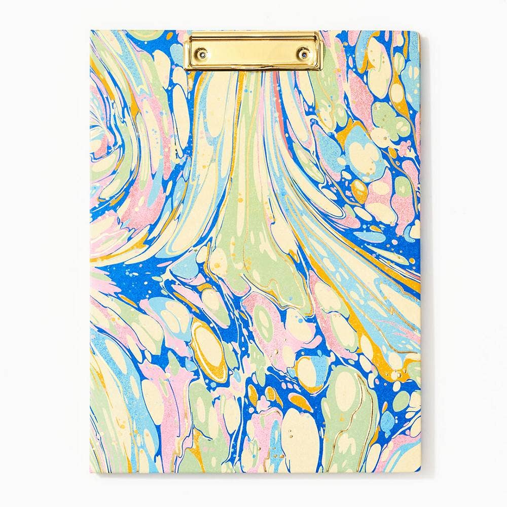 Blue Marble Clipfolio with Writing Pad