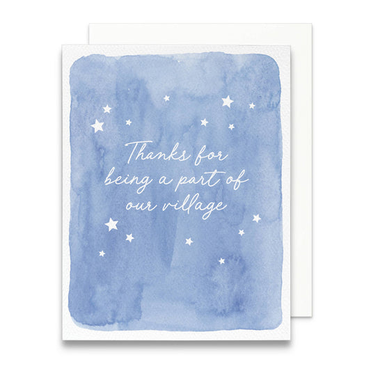 It Takes A Village Greeting Card | Thank You Caregiver Card
