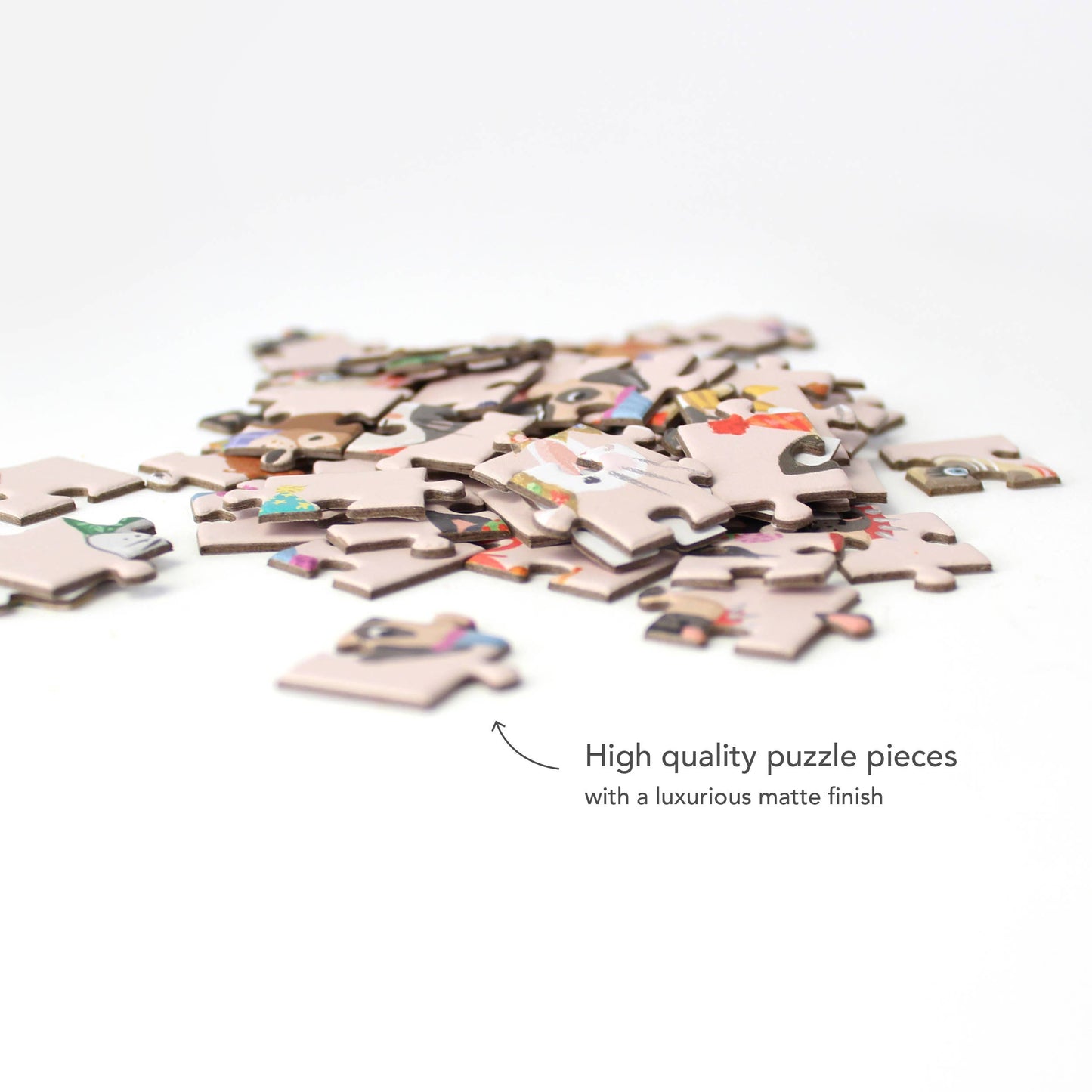 Puzzle Greeting Card - Party Animals