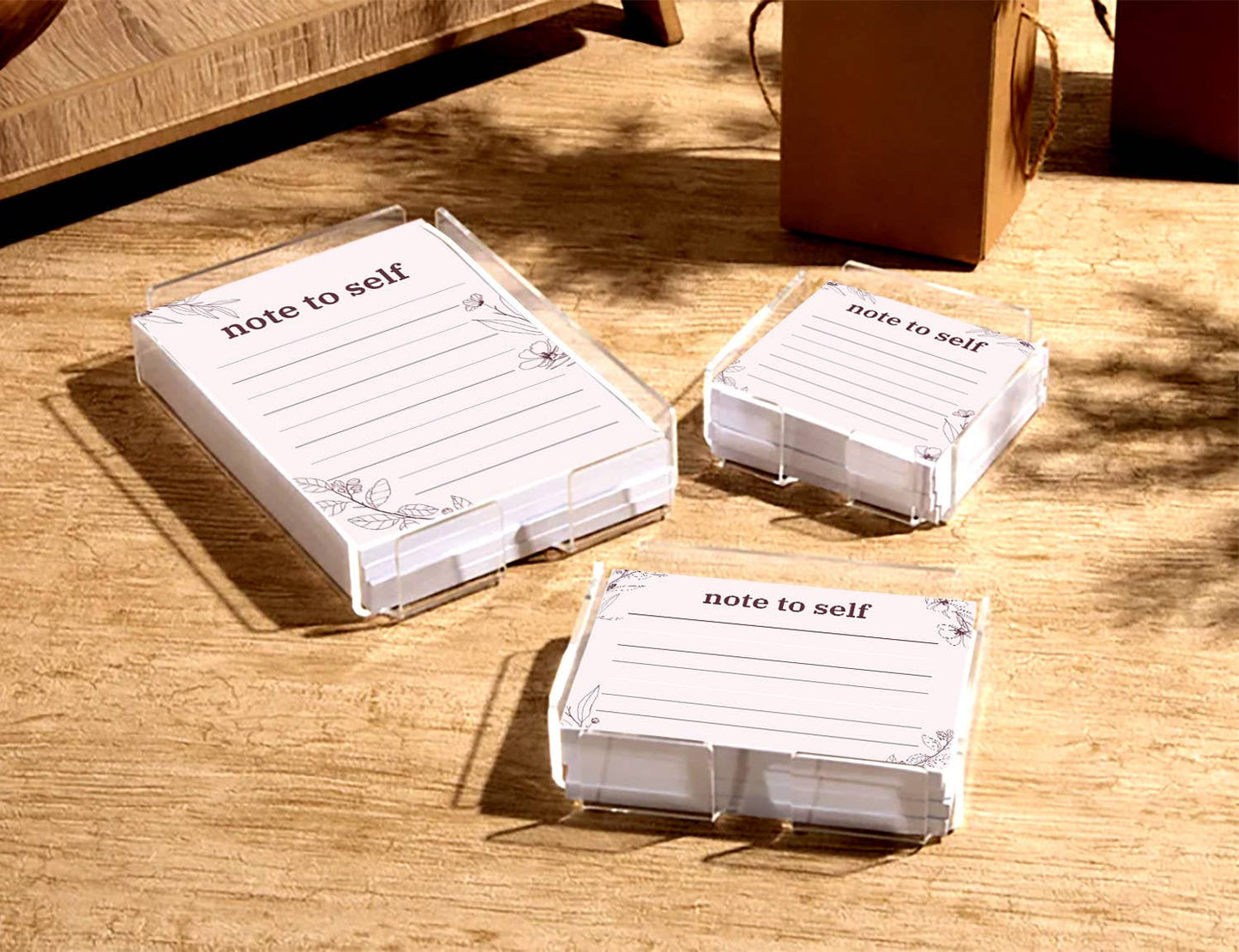 Clear, Acrylic Tray for 3x3 or 4x6 Post-it® Notes