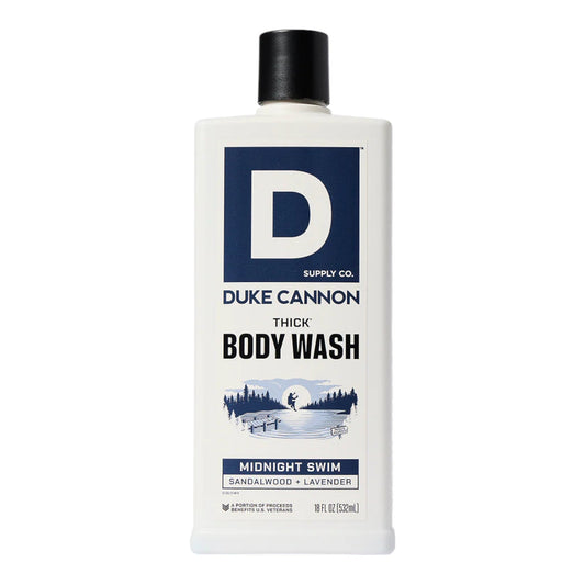 Duke Cannon Thick Body Wash - Midnight Swim (Sandalwood & Lavender)