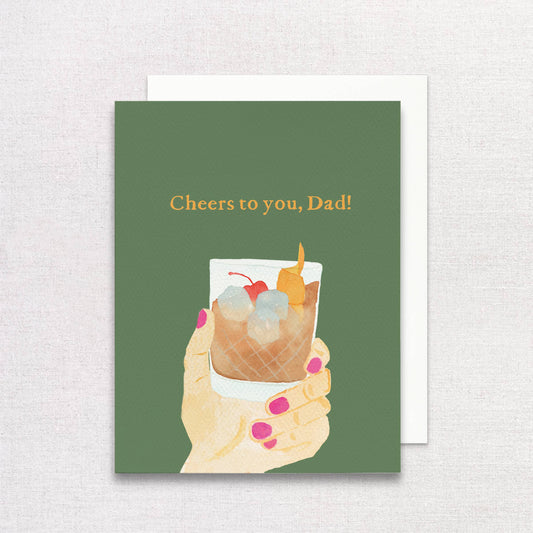 Cheers to You, Dad Card | Father's Day Greeting Card