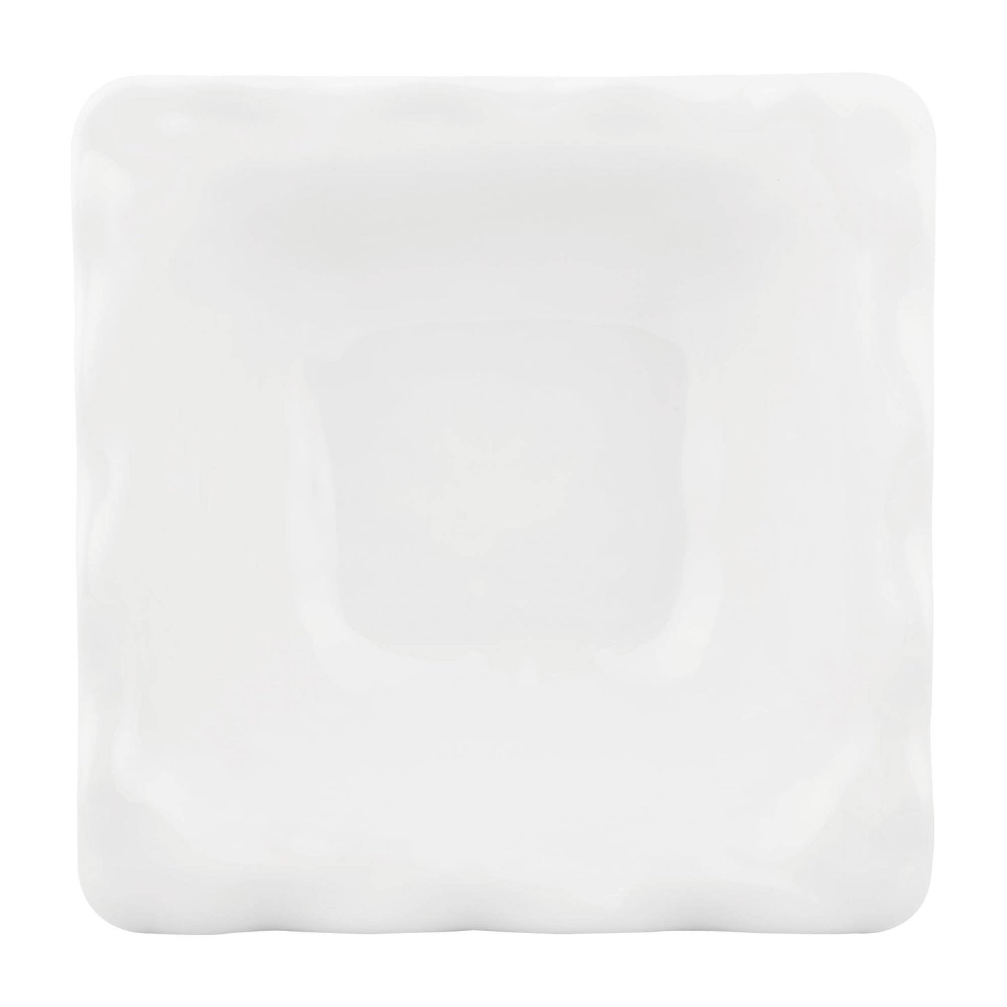 White 12 1/2" Melamine Serving Bowl