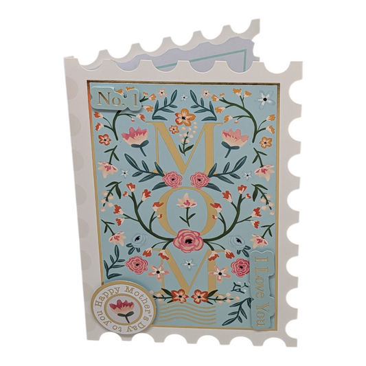 Vintage Postage Bloom - Mother's Day Card