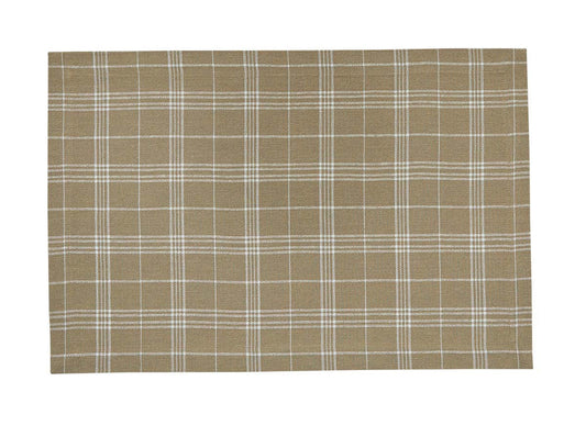 Fieldstone Plaid Placemat - Cream