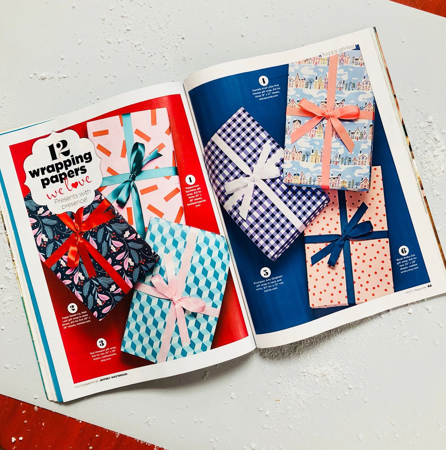 BLUSH POLKA DOTS Gift Wrap Sheets