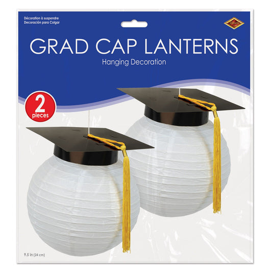 Grad Cap Paper Lanterns