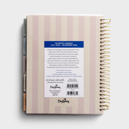 2025-2026 18-Month Agenda Planner -  You Have A Purpose