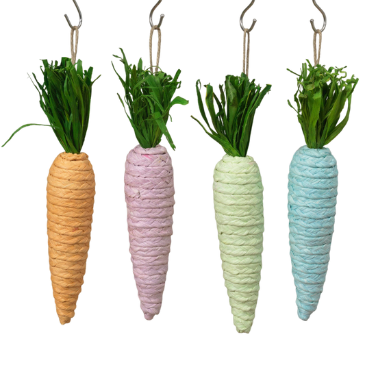 Sisal Rope Carrot Ornament -