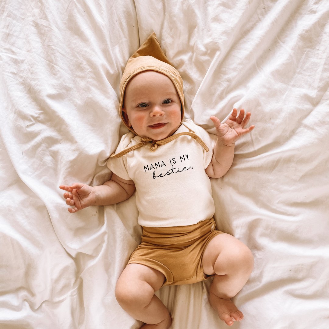Mama is my Bestie Organic Baby Bodysuit