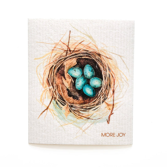 Nest with Eggs  Swedish Dishcloth