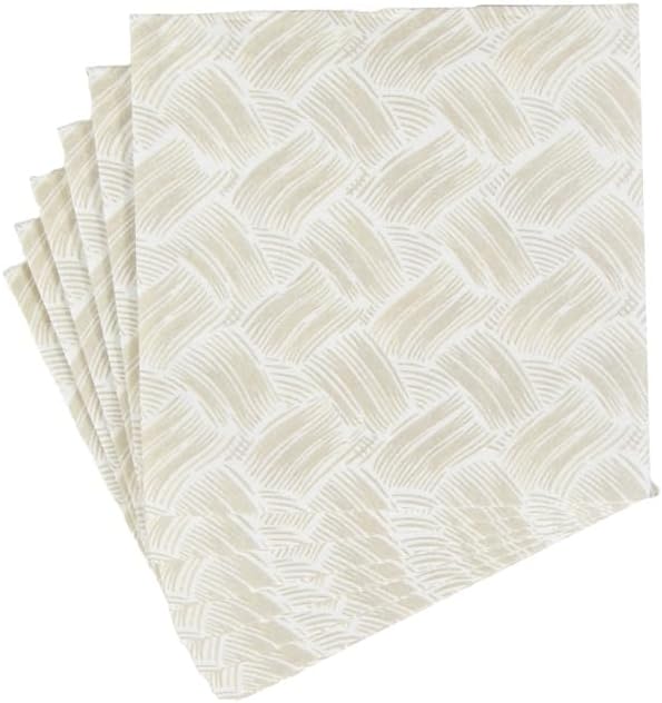Basketry Flax - Cocktail Napkin