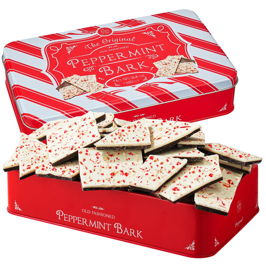 Original Chocolate Peppermint Bark, Giftable Food Set - 1lb