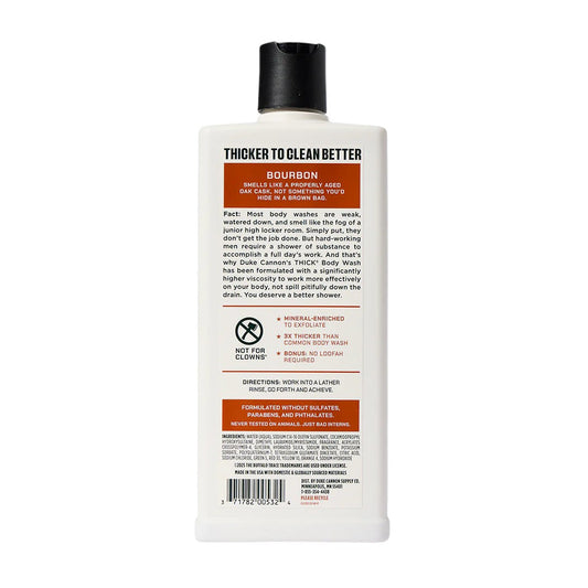 Duke Cannon Thick Body Wash - Buffalo Trace (Oak Barrel Bourbon)