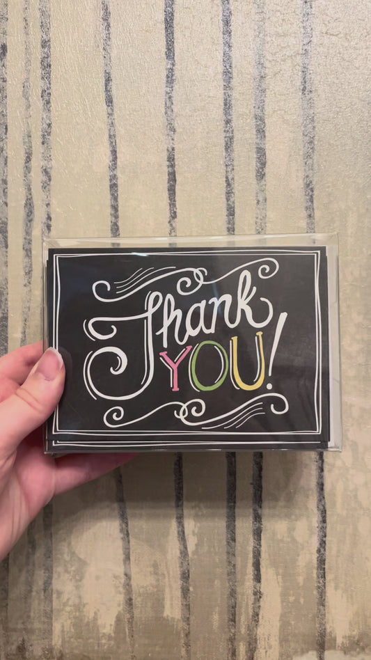 Chalkboard Thank You Notes