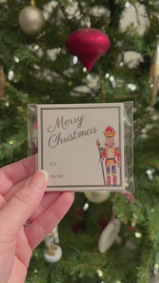 Nutcracker Gift Tags - Glossy Finish