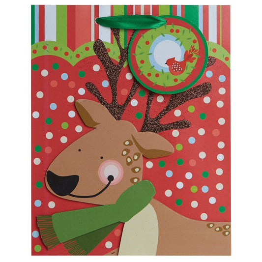 Medium Tote - Cute Reindeer