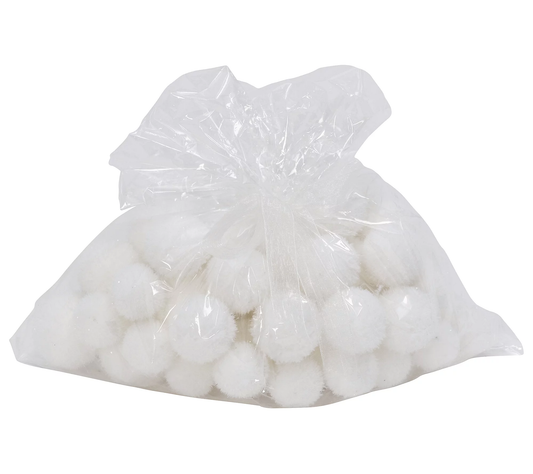 24-Pack of Realistic Winter Snowballs