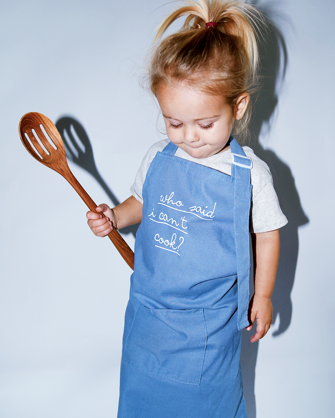 Little Chef Embroidered Chambray Linen Cooking Aprons