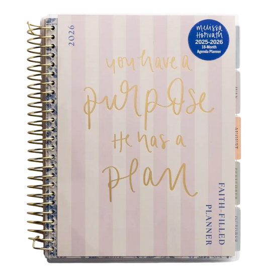 2025-2026 18-Month Agenda Planner -  You Have A Purpose