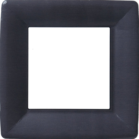 Classic Linen Black - Square Dinner Plate