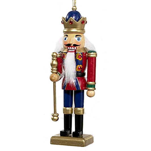 Classic Wooden Nutcracker Ornament -